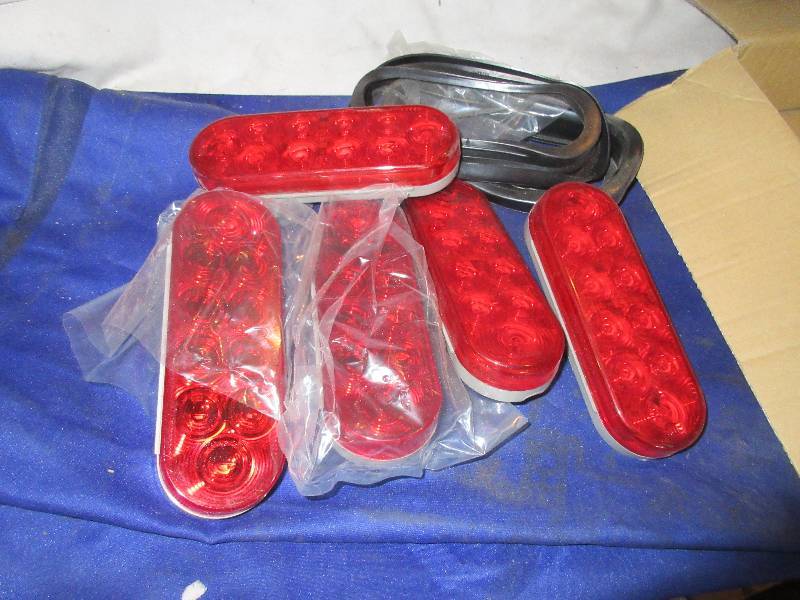 SIX TRAILER LIGHTS