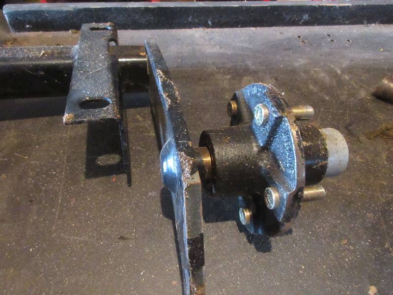Garden trailer torsen Axel