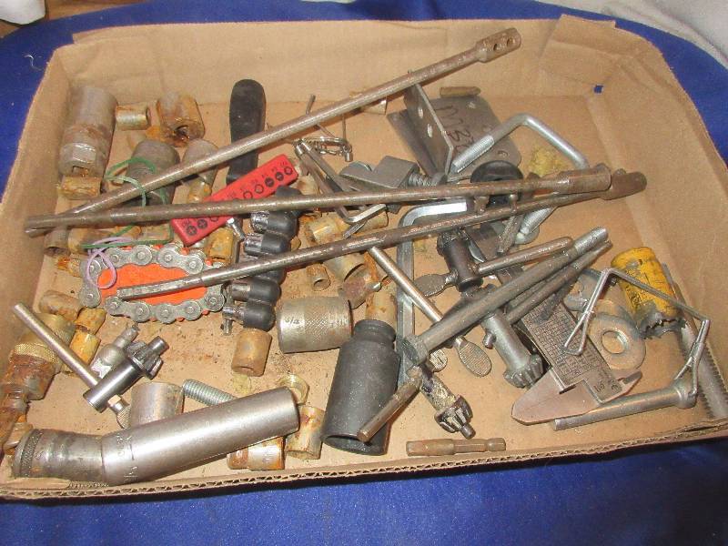 box of misc tools