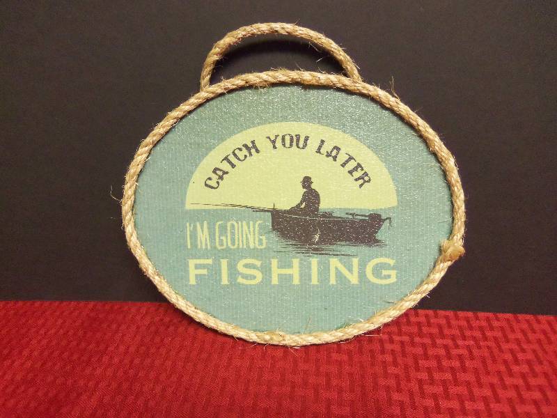 CabinFishing Wall Hanging