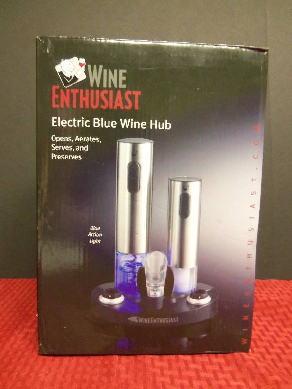 Wine Enthusiast Electric Blue Wine Hub