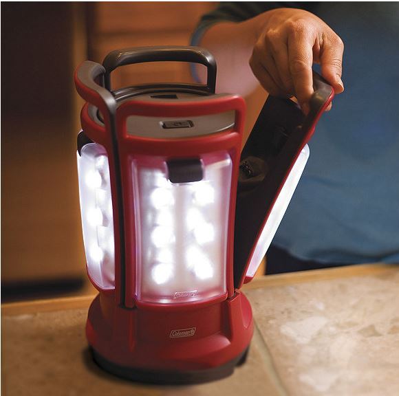 Coleman Quad LED Lantern     Red