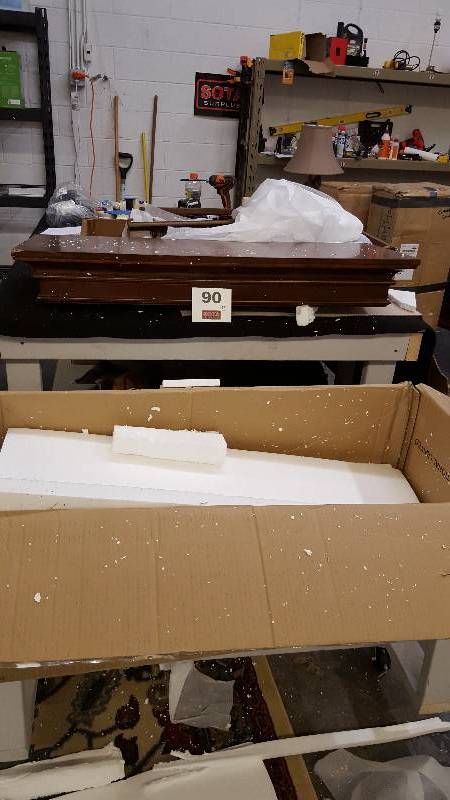 McLeland Design Walnut Fireplace Mantel