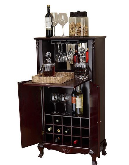 alcove Wine Cabinet Cherry
