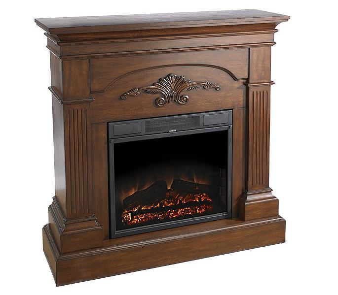 McLeland Design Walnut Fireplace Mantel