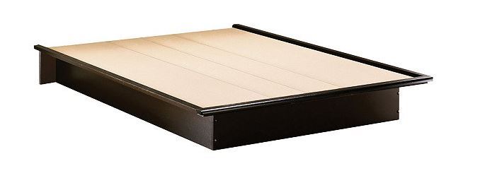 South Shore Platform Bed - BlacK