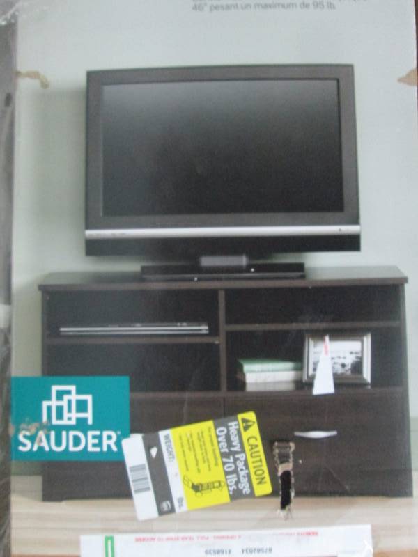 Sauder 46 TV Stand - Cinnamon Cherry