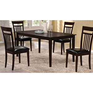 McLeland Design Espresso Dining Table