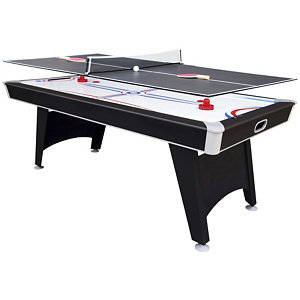 LifeMax 2-in-1 Air HockeyTable Tennis Game Table
