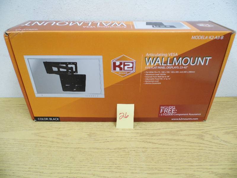 K2 Articulating TV Wall Mount