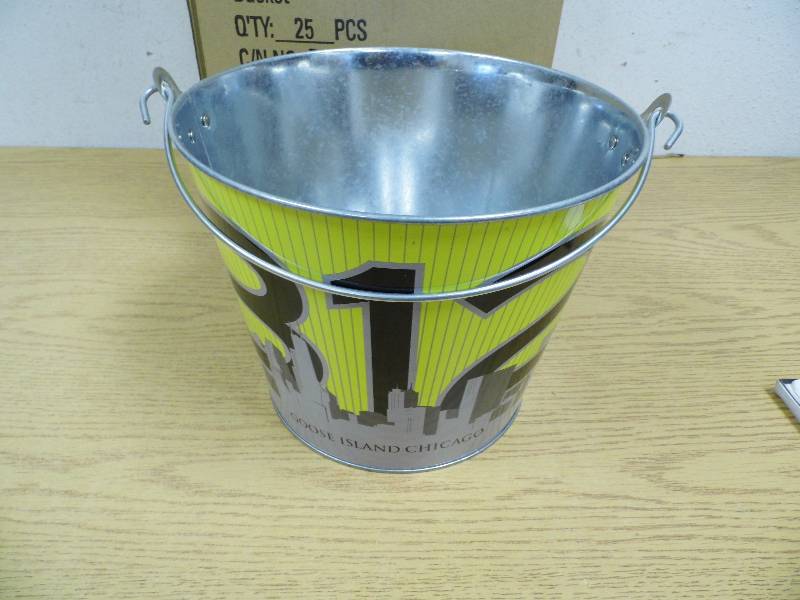 Wrapped Goosse Island Metal Buckets