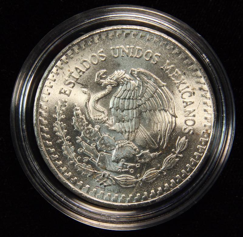 1982 1 TROY OZ. .999 FINE SILVER KEY DATE LIBERTAD WINGED ANGEL IN AIRTITE HOLDER