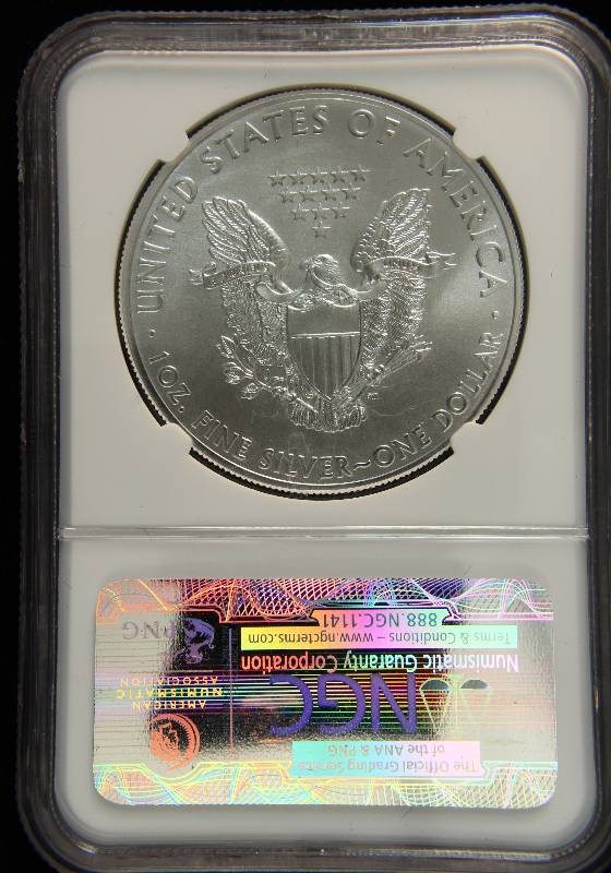 2015 AMERICAN SILVER EAGLE 1 TROY OZ. .999 FINE SILVER DOLLAR MS69 NGC EARLY RELEASE
