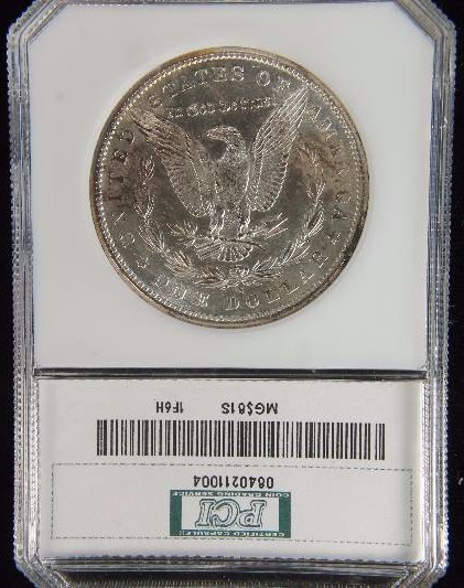 1881-S MORGAN SILVER DOLLAR MS 65 PCI CERTIFIED