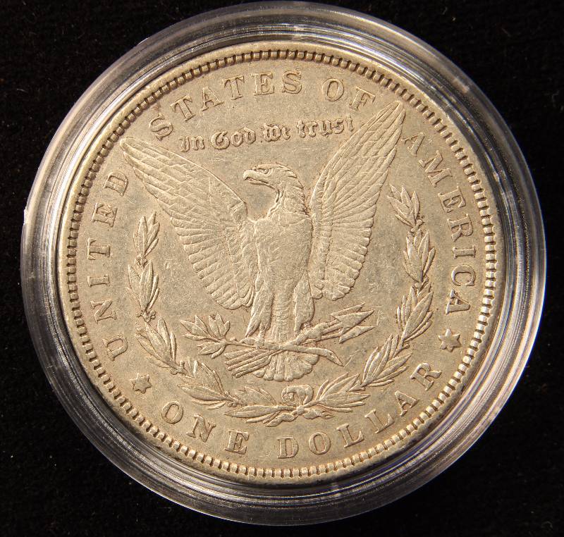 1889 MORGAN SILVER DOLLAR XF IN AIRTITE HOLDER