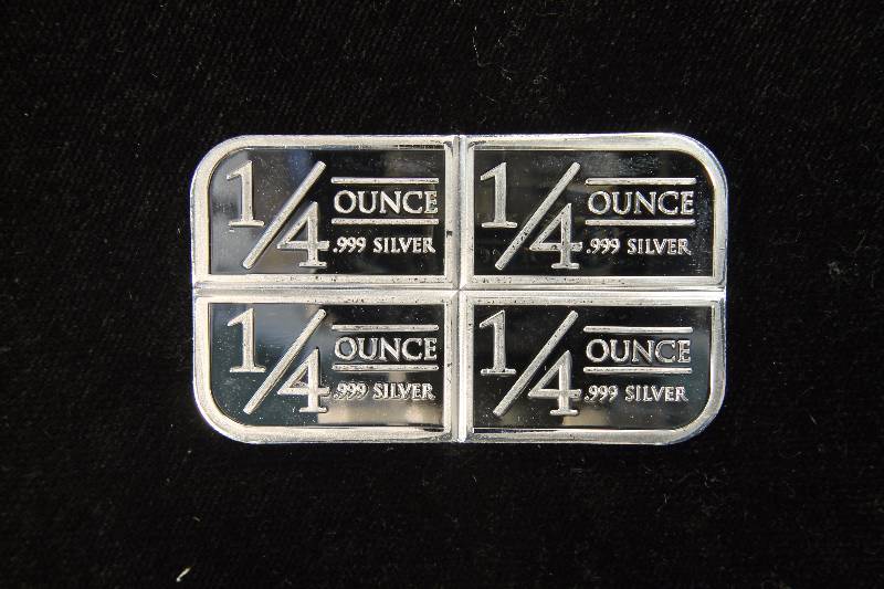 1 TROY OZ. .999 FINE SILVER STAGECOACH BAR (4 X 14 CRACKER)