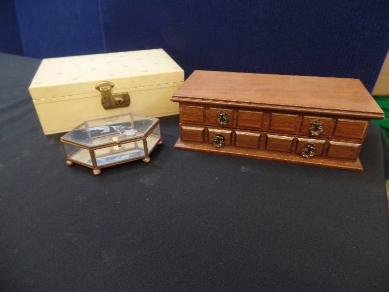 Three Jewelry Boxes
