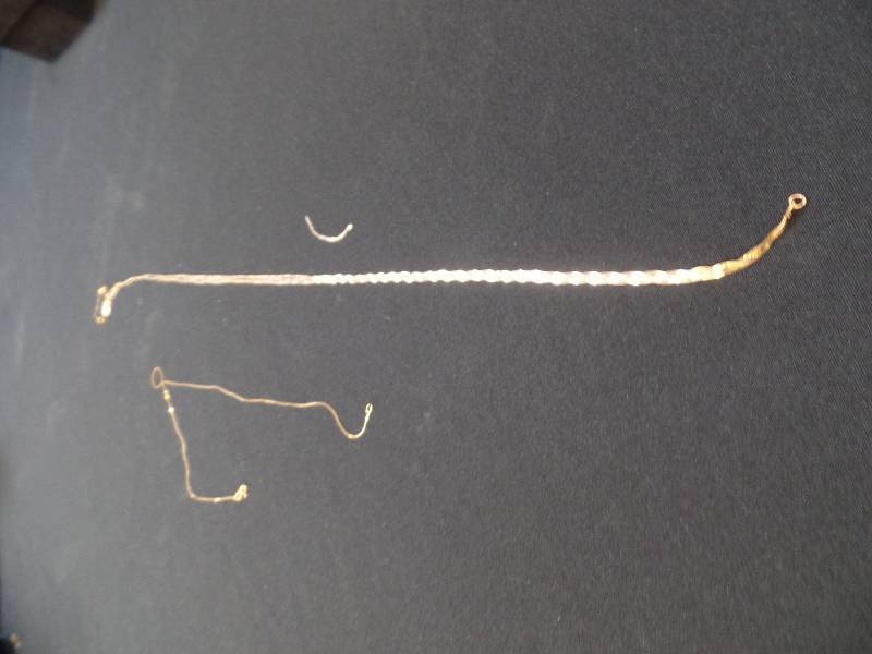 Two gold necklaces