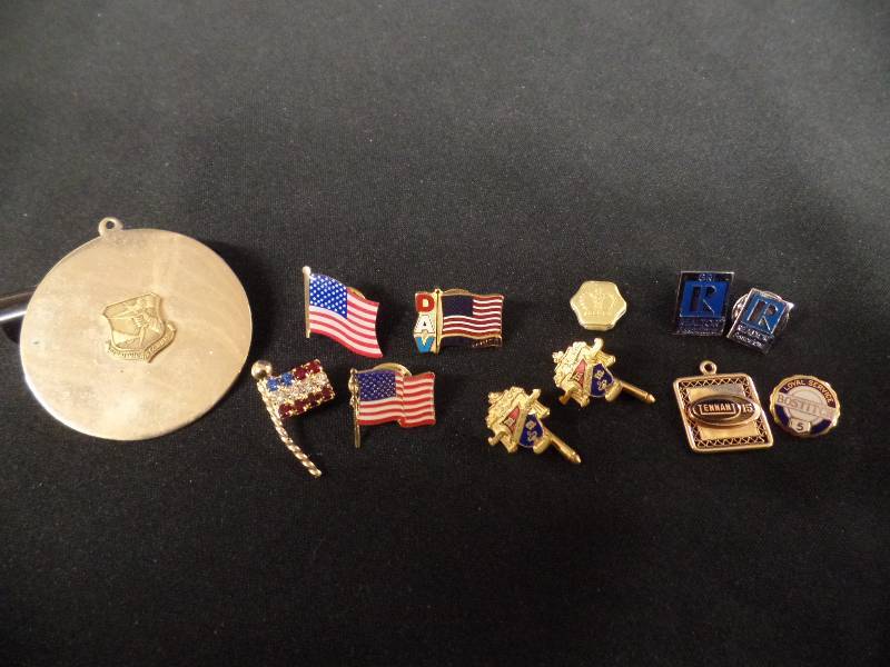 Patriotic and Company Service Jewelry Lot