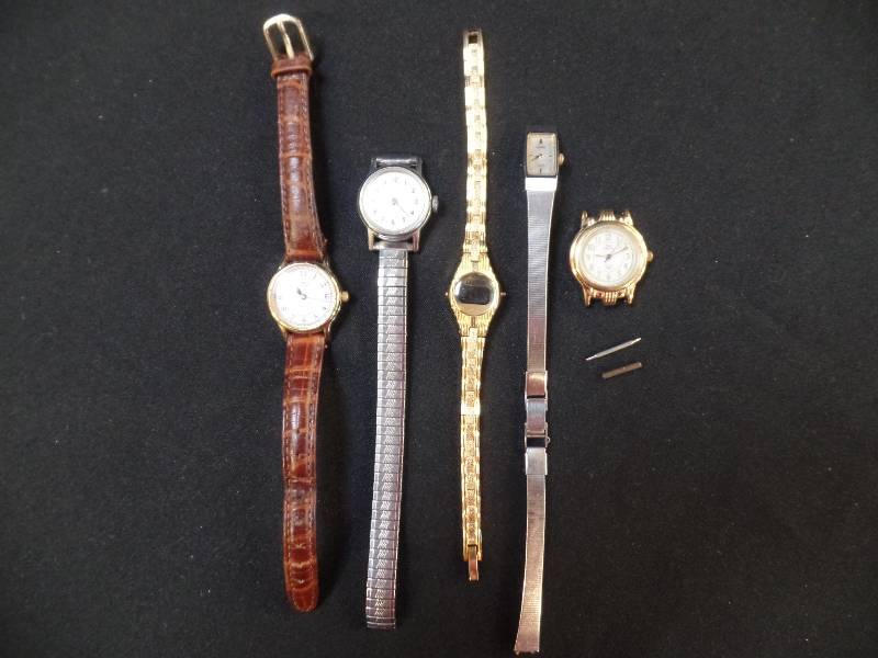 Four Wristwatches and parts