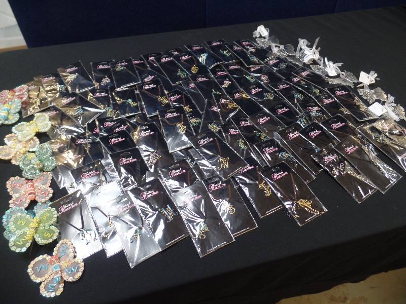 Womens Initial Necklaces and Pins Plus Ornaments