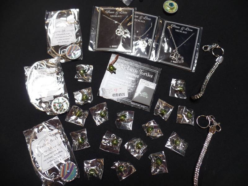 Purse Holders, Bejeweled Key Holders, Necklaces