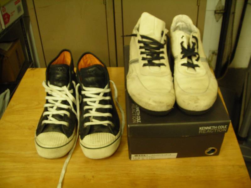 Pair Treetorn Leather High Tops, Pair Kenneth Cole Size 11 12
