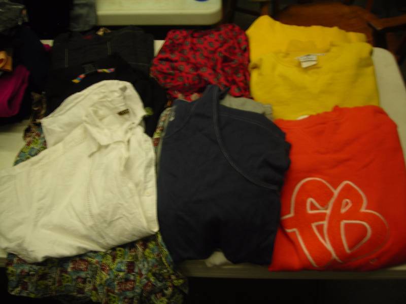 3 Mens Size X-L Fubu Sweat Shirts, Silk Boxers, Old Navy Tanks, Shirts, Sweaters, L & X-L Many New With Tags