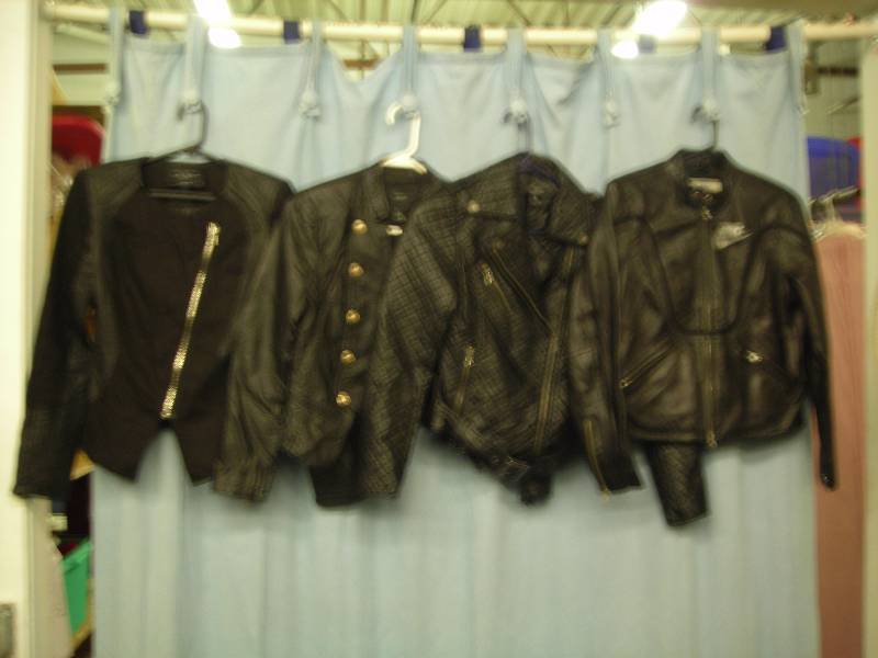 4 Junior Jackets (One Nike Leather) Size S