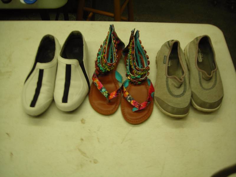 3 Pair Womens Shoes Size 7