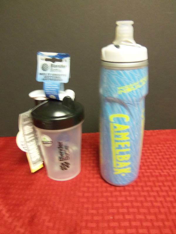 Camelbak and Blender Bottle
