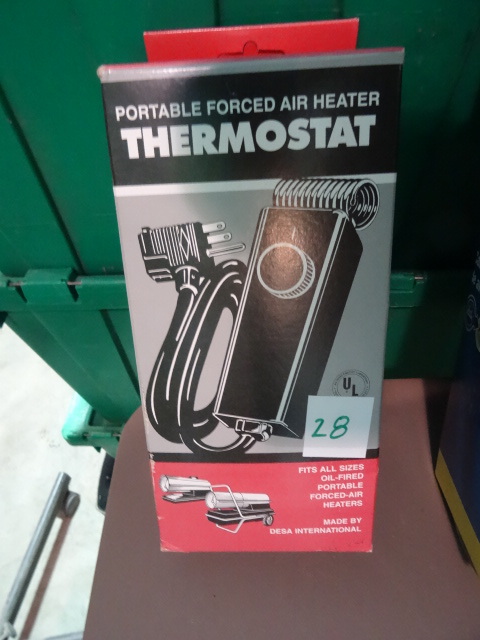 lot 28 image: NEW Portable Heater Thermostat