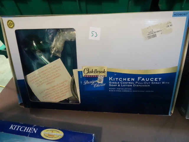 lot 53 image: NEW Oakbrook Kitchen Faucet 4038097