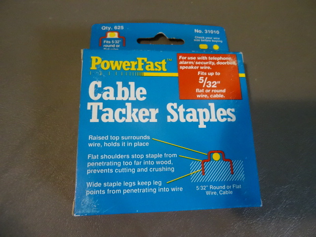 lot 58 image: NEW Qty 10 Boxes Cable Tacker Staples