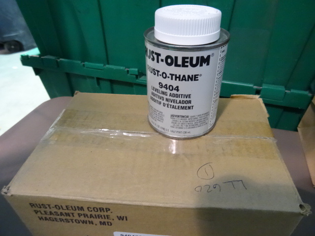 lot 63 image: NEW Qty 6 Bottles Rust Oleum Rust-O-Thane 9404 Leveling Addative