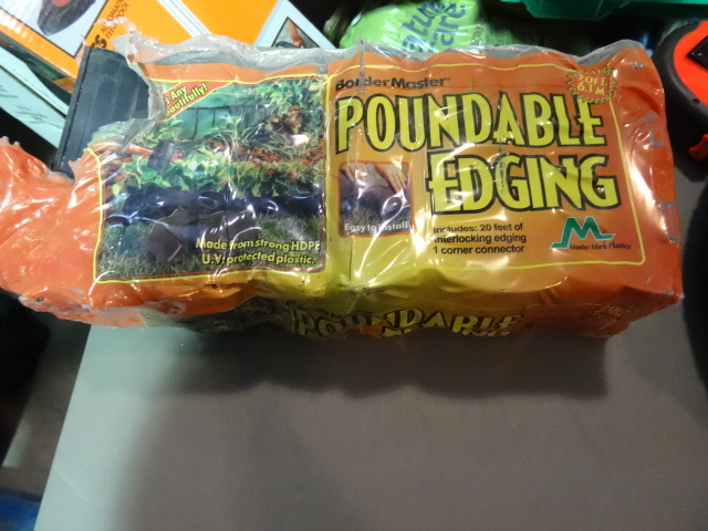 lot 158 image: NEW Bordermaster Poundable Garden and Lawn Edging 20 ft