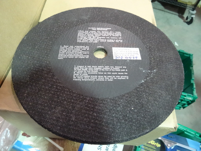lot 165 image: NEW Qty 2, 12 in Masonary Cutoff Wheels
