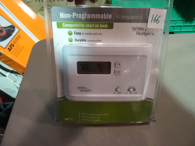 lot 166 image: NEW Digital Thermostat NonProgrammable