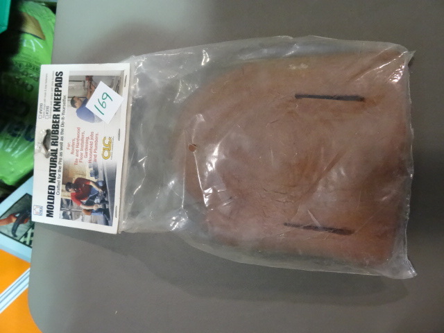 lot 169 image: NEW Molded Natural Rubber Knee Pads