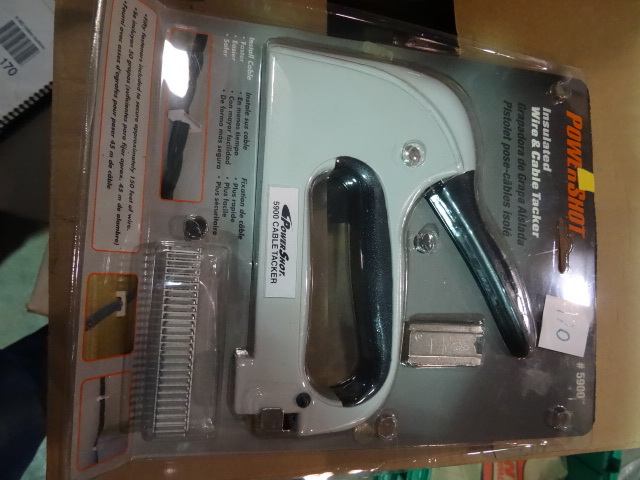 lot 170 image: NEW Powershot Insulated Wire and Cable Staple Gun