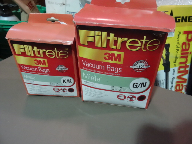 lot 207 image: NEW Lot qty 10  3M Filtrete Vacuum bags for Meile