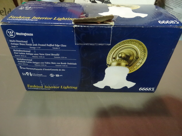 lot 221 image: NEW Westinghouse Multi Position Light Fixture pn 66683
