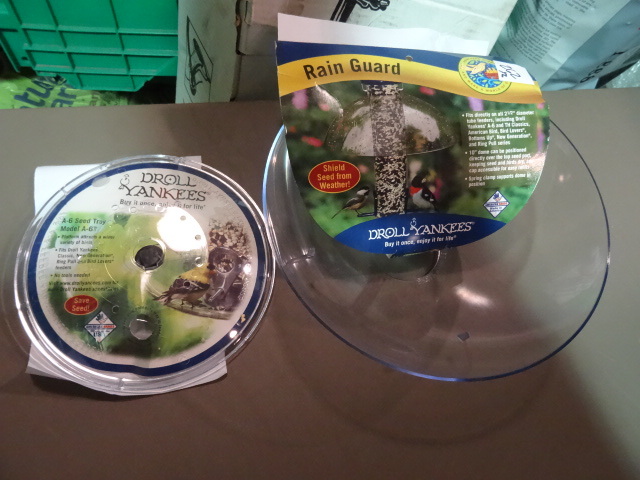 lot 239 image: NEW Bird Feeder Rain Guard and Seed Tray