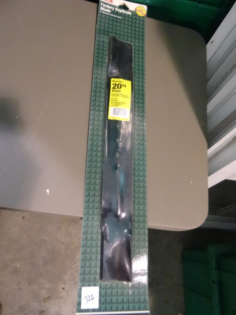 lot 249 image: NEW ACE Factory Duplicate Lawn Mower Blade 20 in for Murray pn 20045HT or 42785 HT