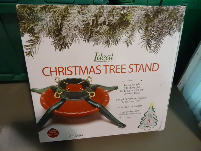 lot 250 image: NEW Ideal Brand Metal Xmas Tree Stand pn 95-6464