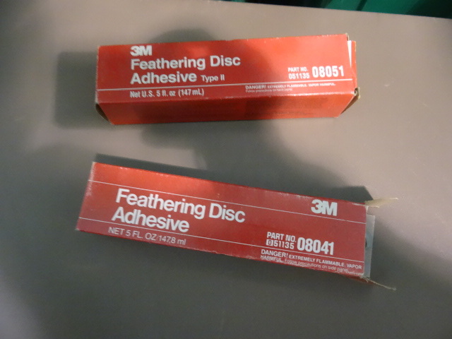 lot 251 image: NEW Qty 5 Tubes 3M Feathering Disc Adhesive pn 051135 or 08051 5 oz per tube