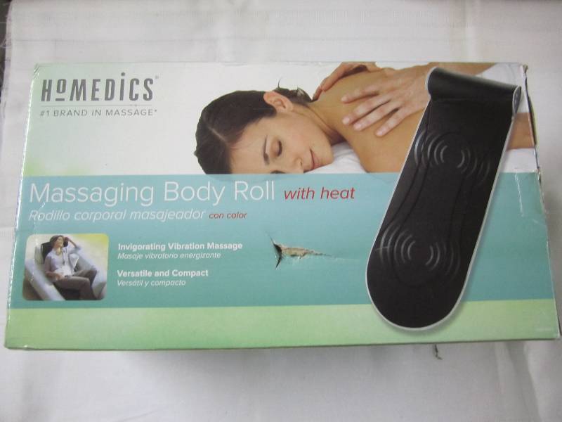 lot 9 image: Homedics massaging body roll with h...