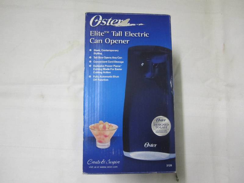 lot 15 image: Oster electric can opener...