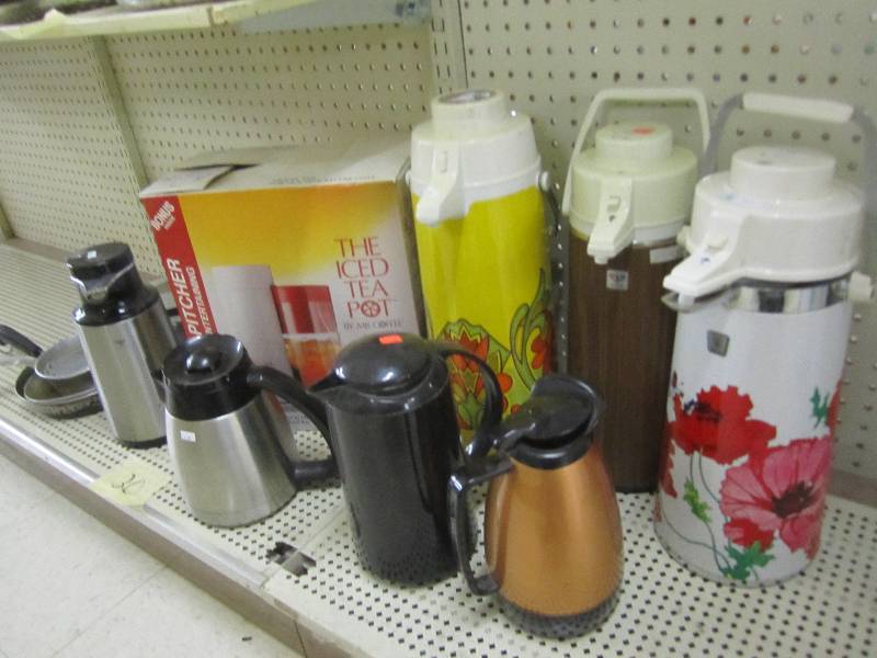 lot 30 image: Lot of coffee pitchers and dispense...