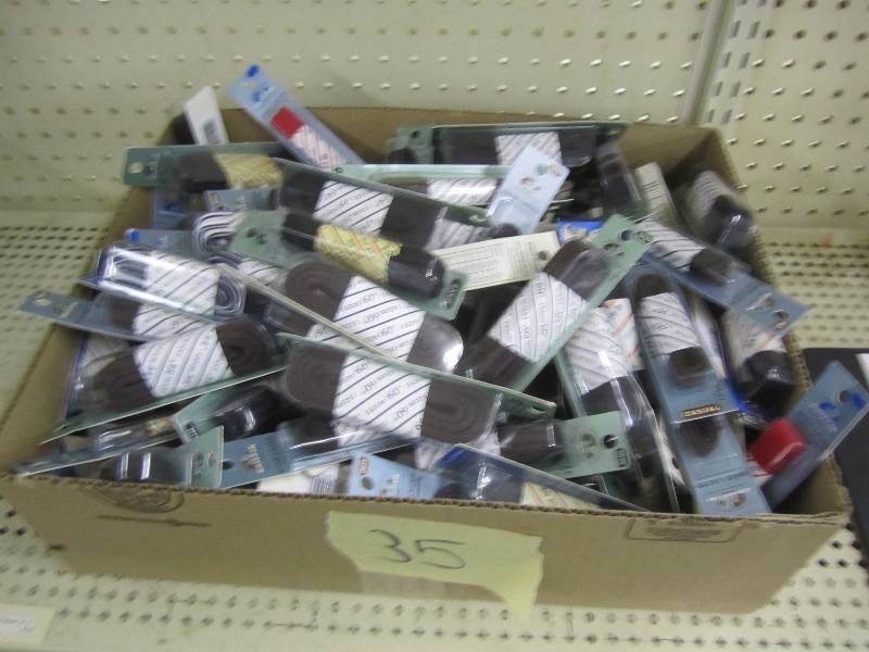 lot 35 image: Large lot of new shoe and boot lace...